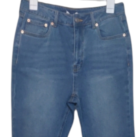 Anthropologie Avec Les Filles cropped high-waisted jeans Straight raw hem. - Picture 3 of 14